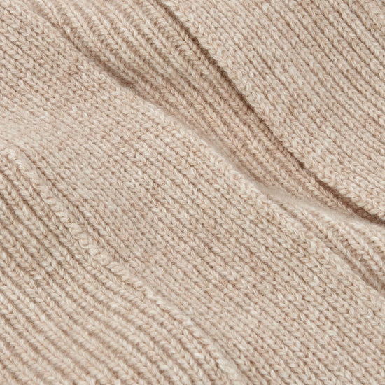 Gonda long cardigan white merino wool - TIRALAHILACHA