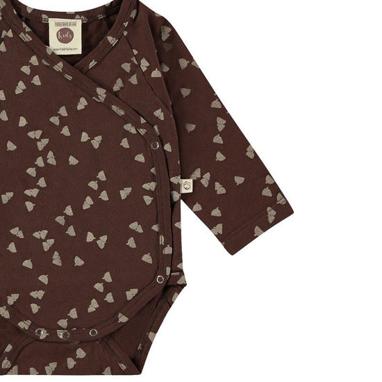Samy Baby's jumpsuit in brown - TIRALAHILACHA